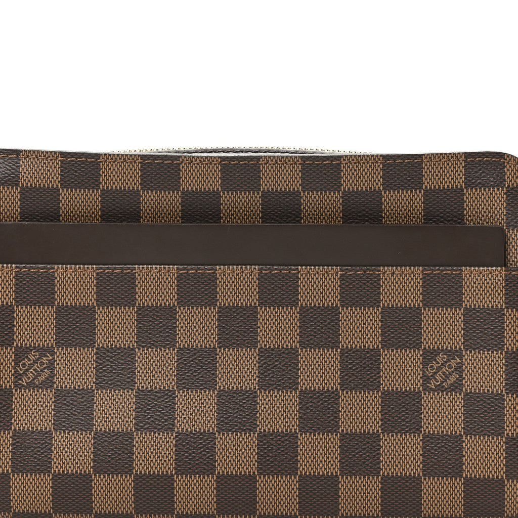Louis Vuitton Damier Ebene Pochette Saint Louis Clutch