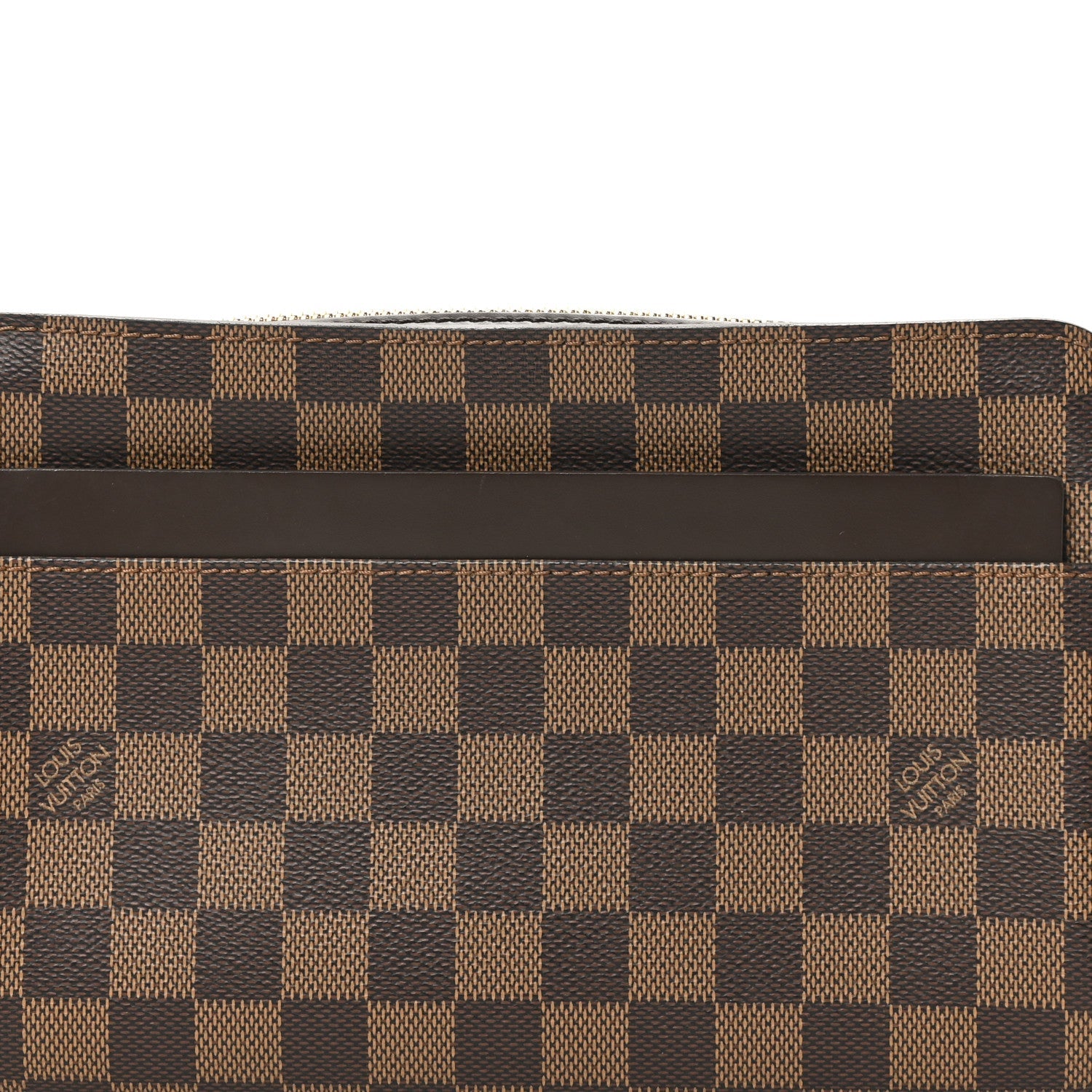 Louis Vuitton Damier Ebene Pochette Saint Louis Clutch