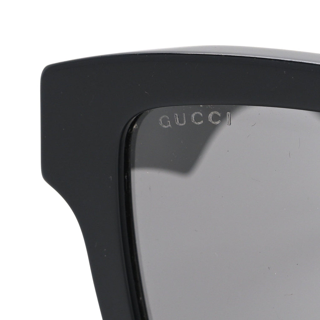 Gucci Acetate Rectangle Sunglasses GG0962S Black Khaki