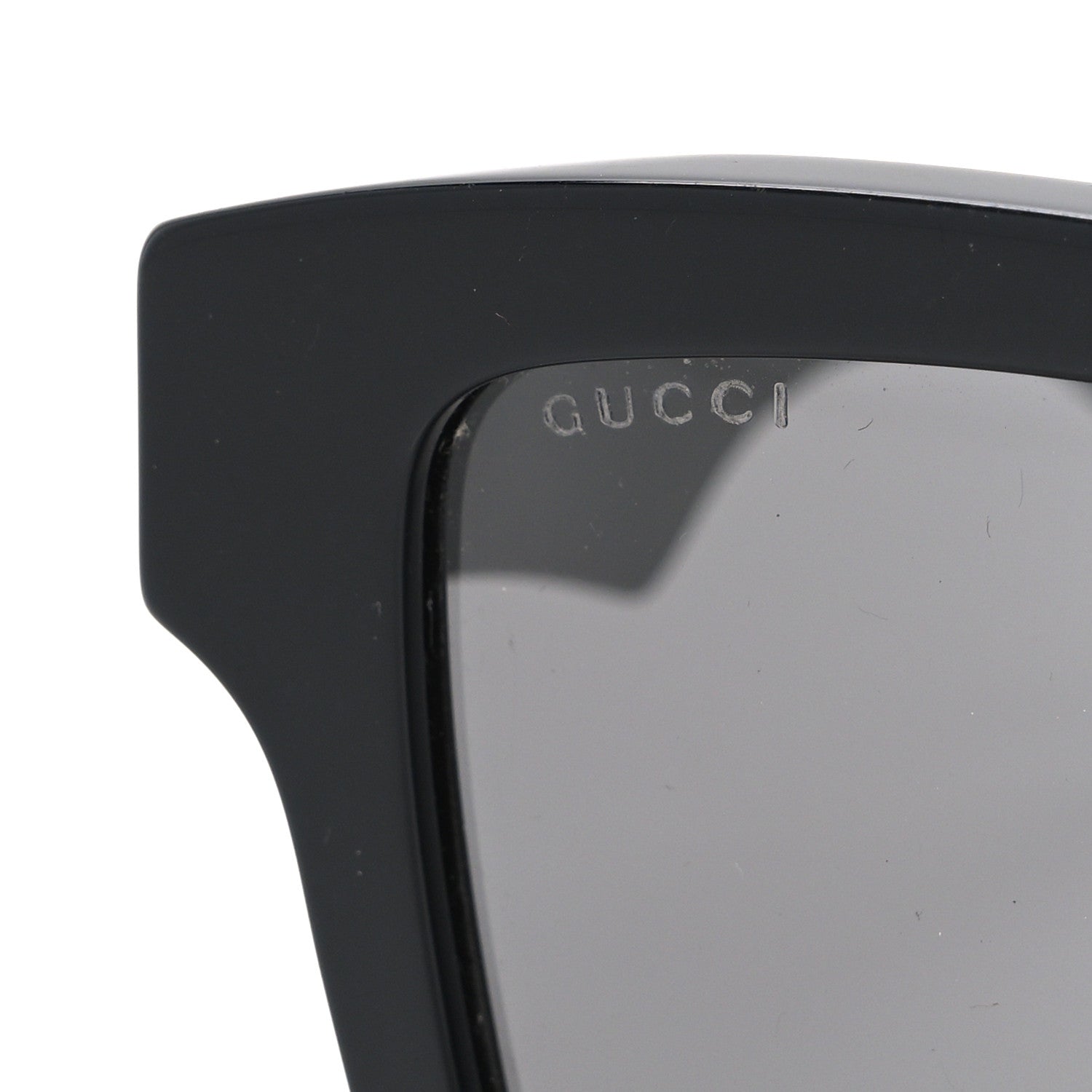 Gucci Acetate Rectangle Sunglasses GG0962S Black Khaki