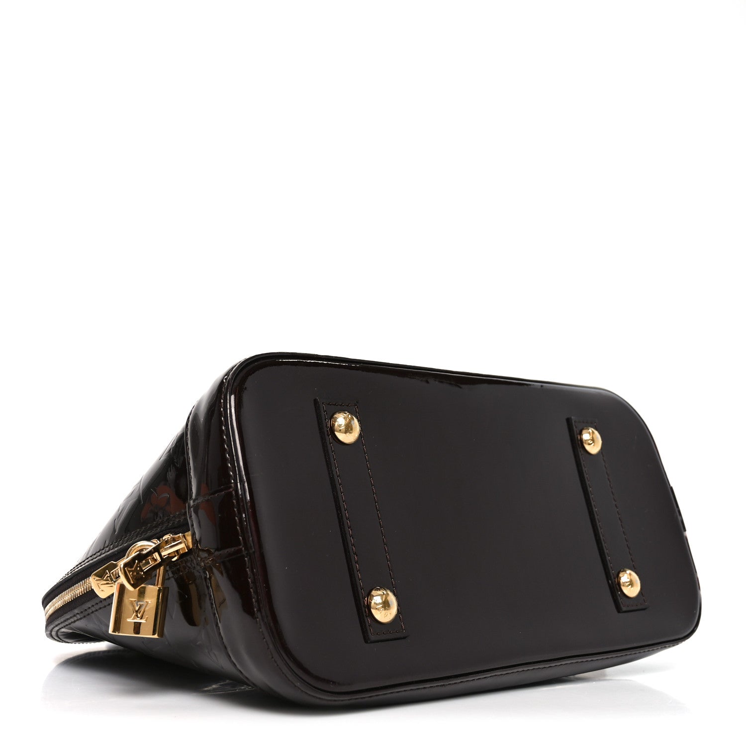Louis Vuitton Vernis Alma PM Amarante