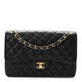 Chanel Caviar Quilted Jumbo Double Flap Black