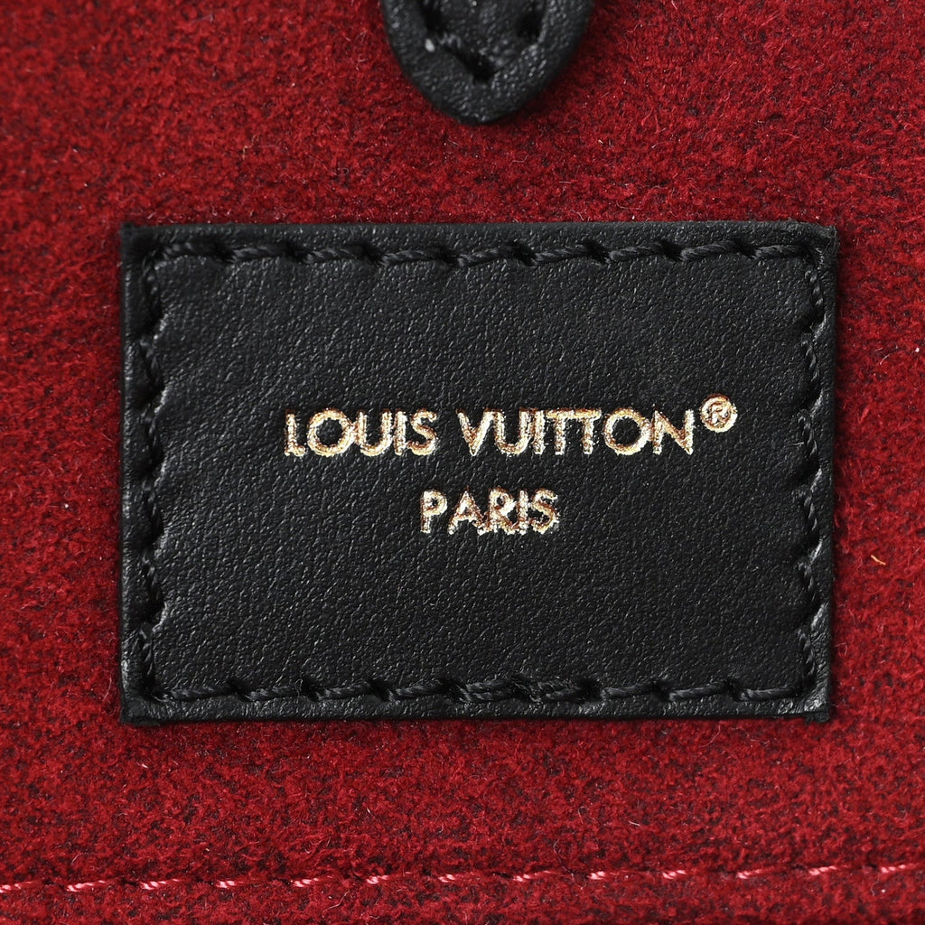 Louis Vuitton Empreinte Monogram Giant Onthego MM Black Beige