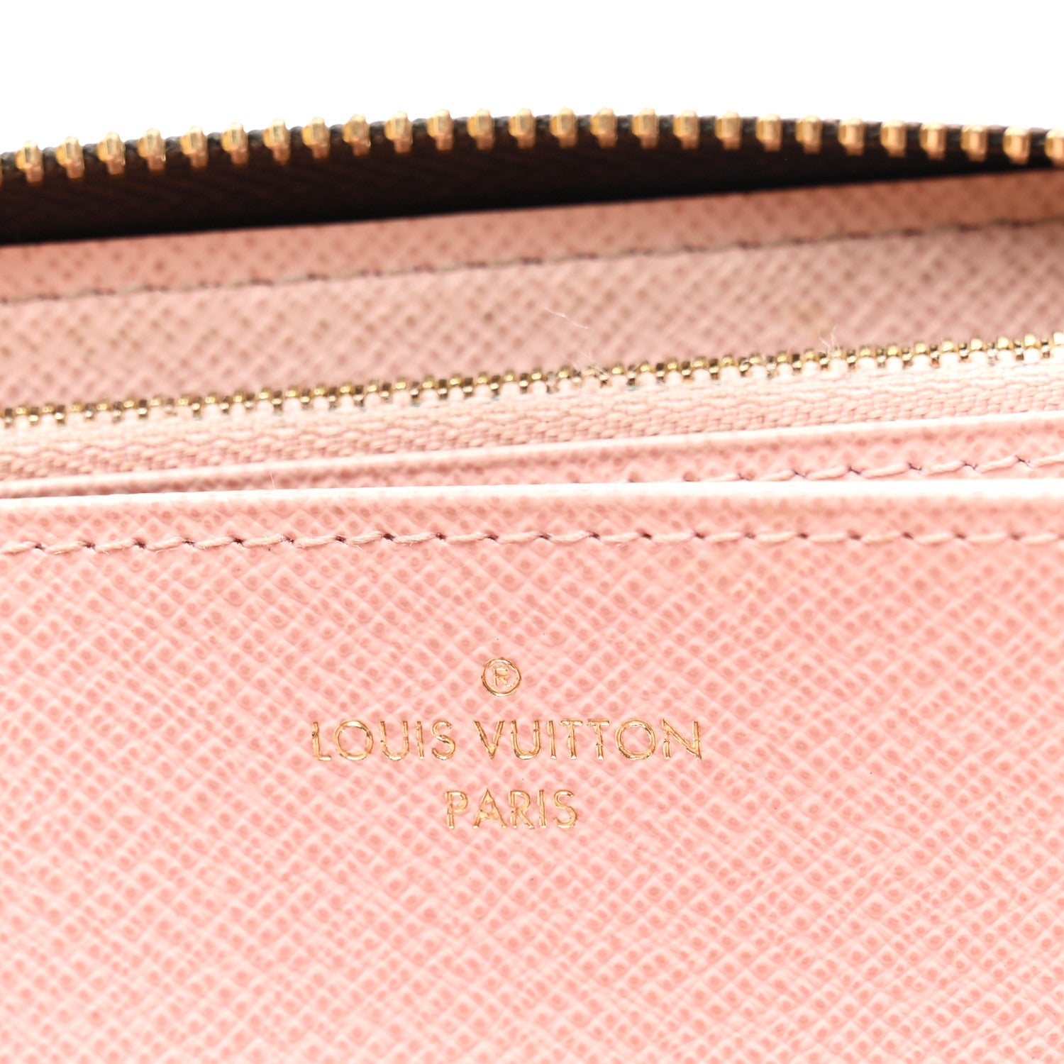 Louis Vuitton Monogram Zippy Wallet Rose Ballerine