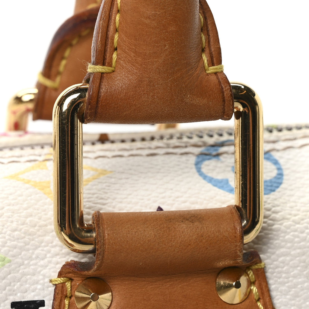 Louis Vuitton Monogram Multicolor Speedy 30 White