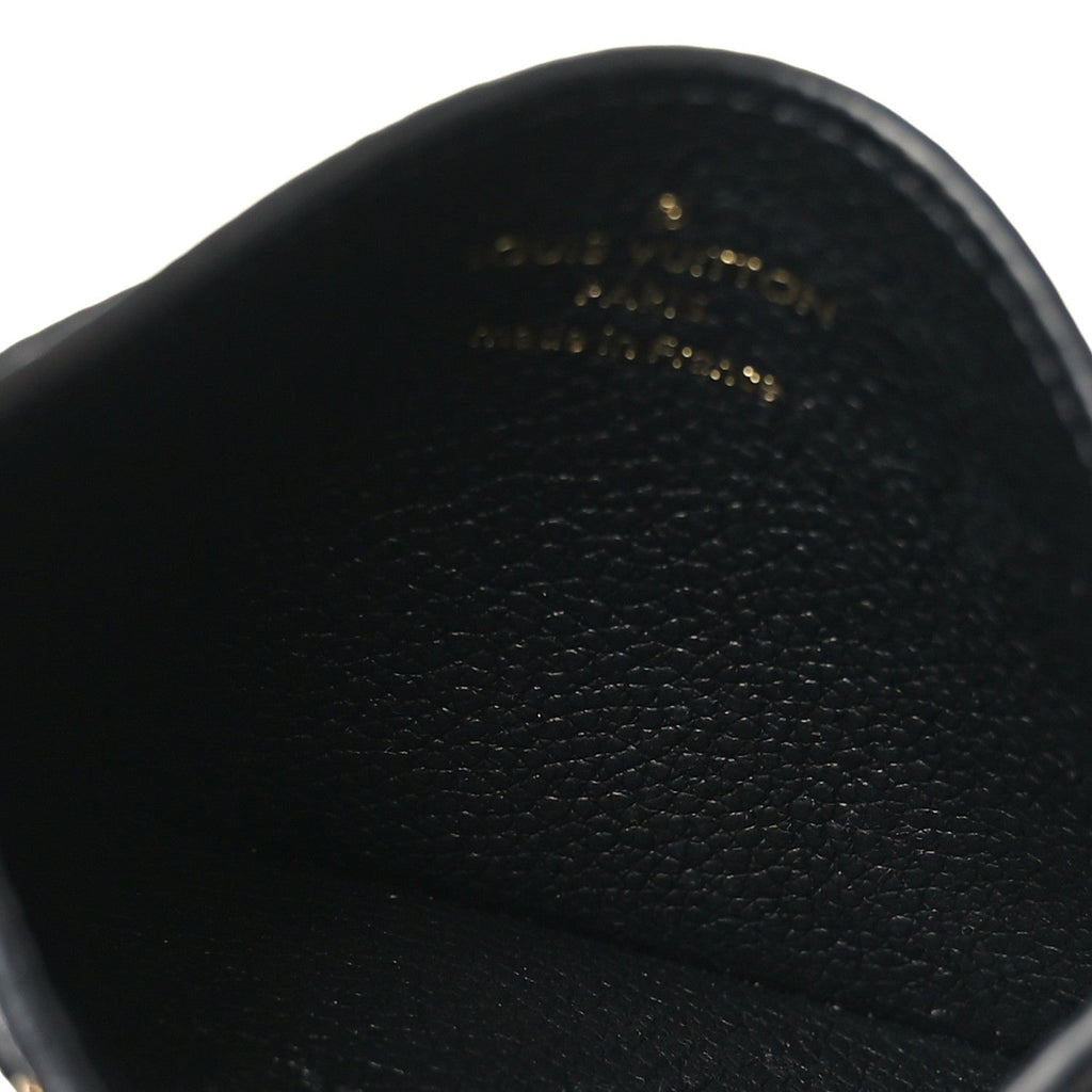 Louis Vuitton Empreinte Monogram Giant Card Holder Black Beige