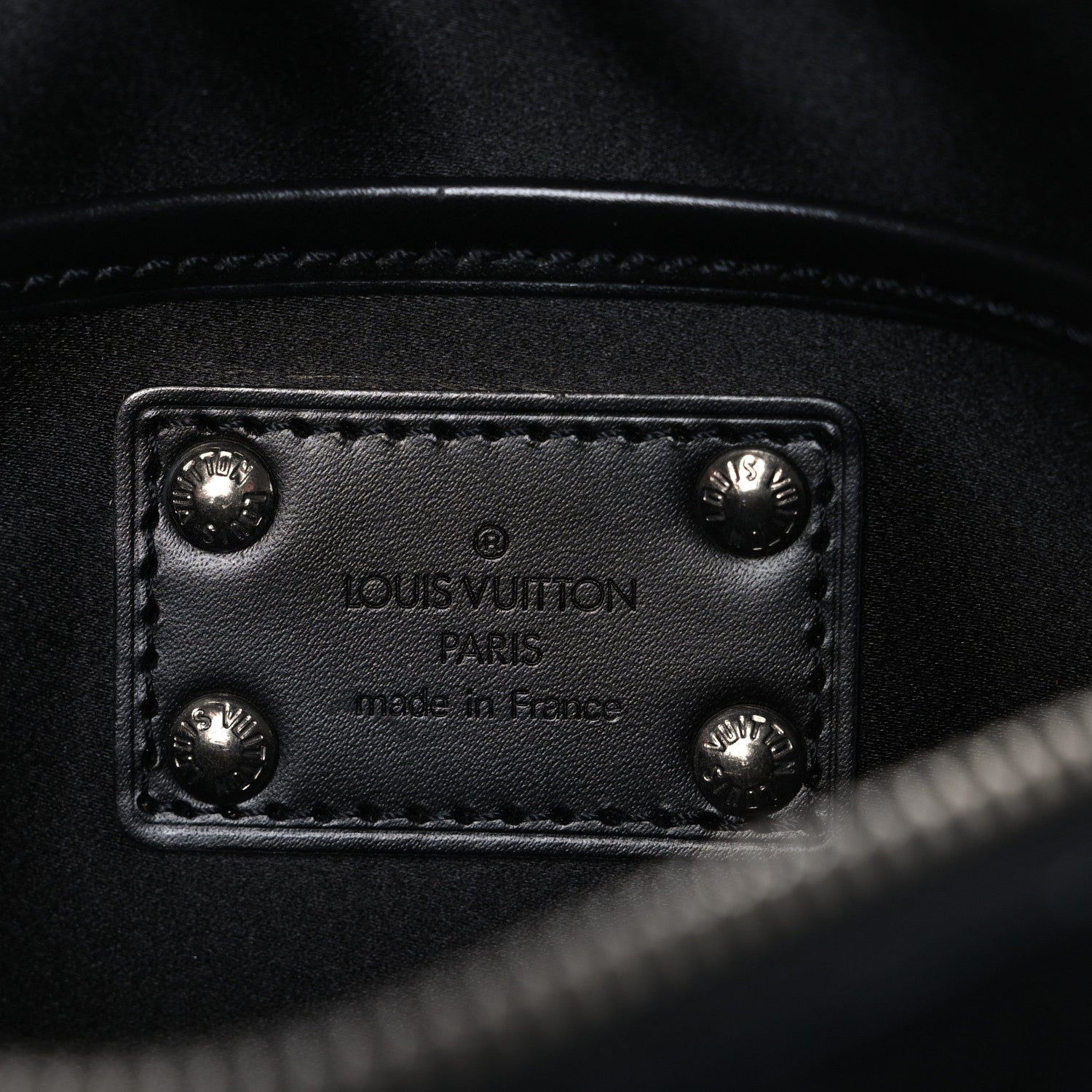 Louis Vuitton Satin Mini Monogram Conte De Fees Pochette Black