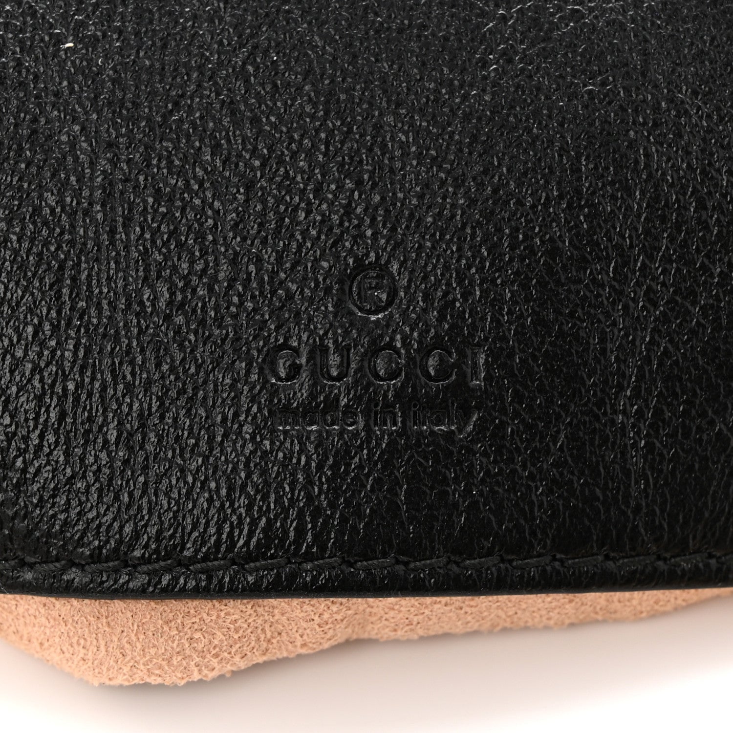 Gucci Vintage Effect Calfskin Matelasse Diagonal Mini Torchon GG Marmont 2.0 Bucket Bag Black Romantic Cherry