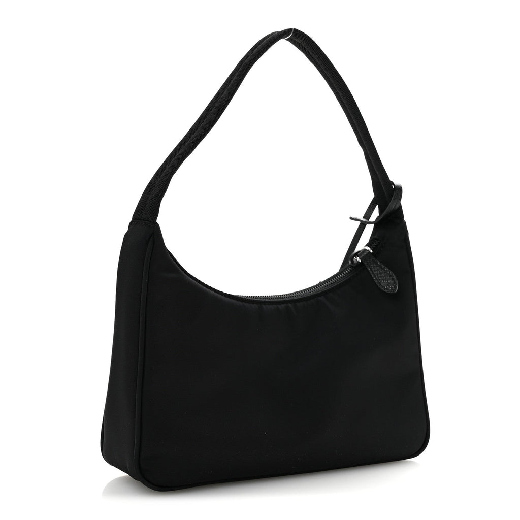 Prada Tessuto Nylon Mini Re-Edition 2000 Bag Black