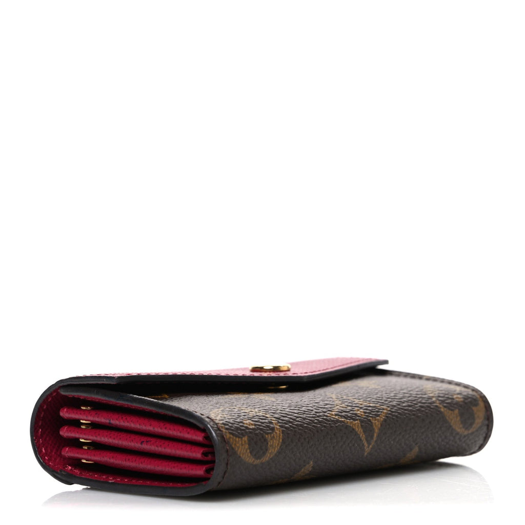 Louis Vuitton Monogram Sarah Multicartes Fuchsia