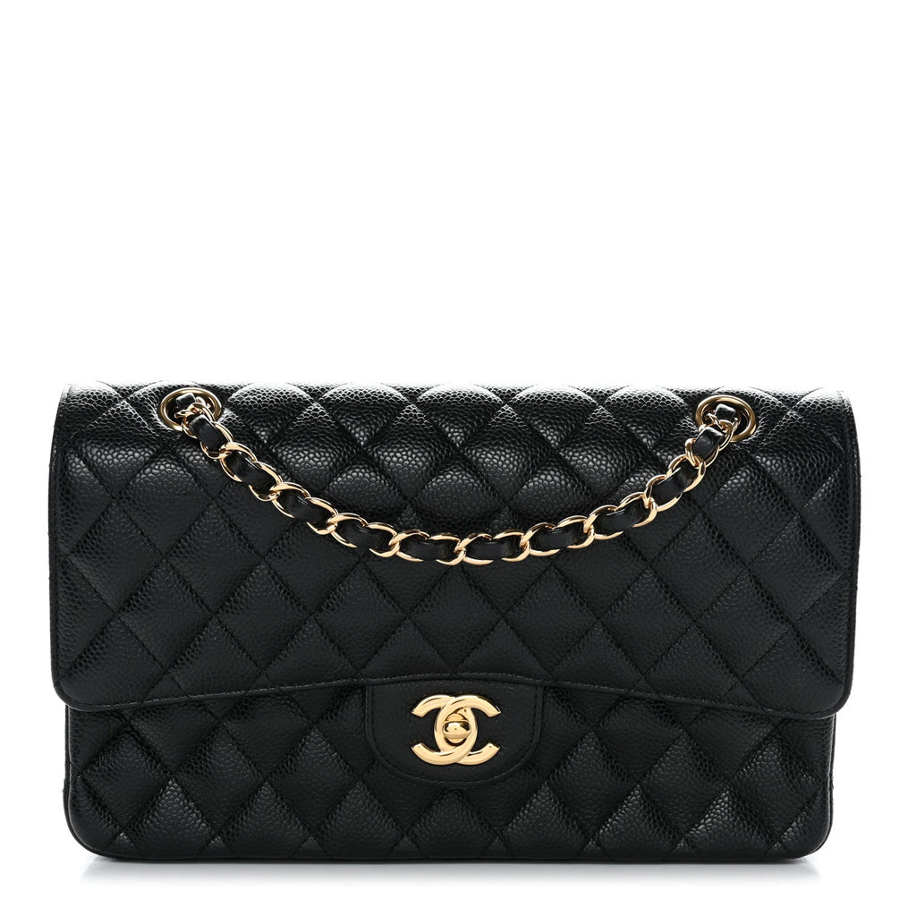 Chanel Caviar Quilted Medium Double Flap Black