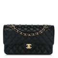 Chanel Caviar Quilted Medium Double Flap Black