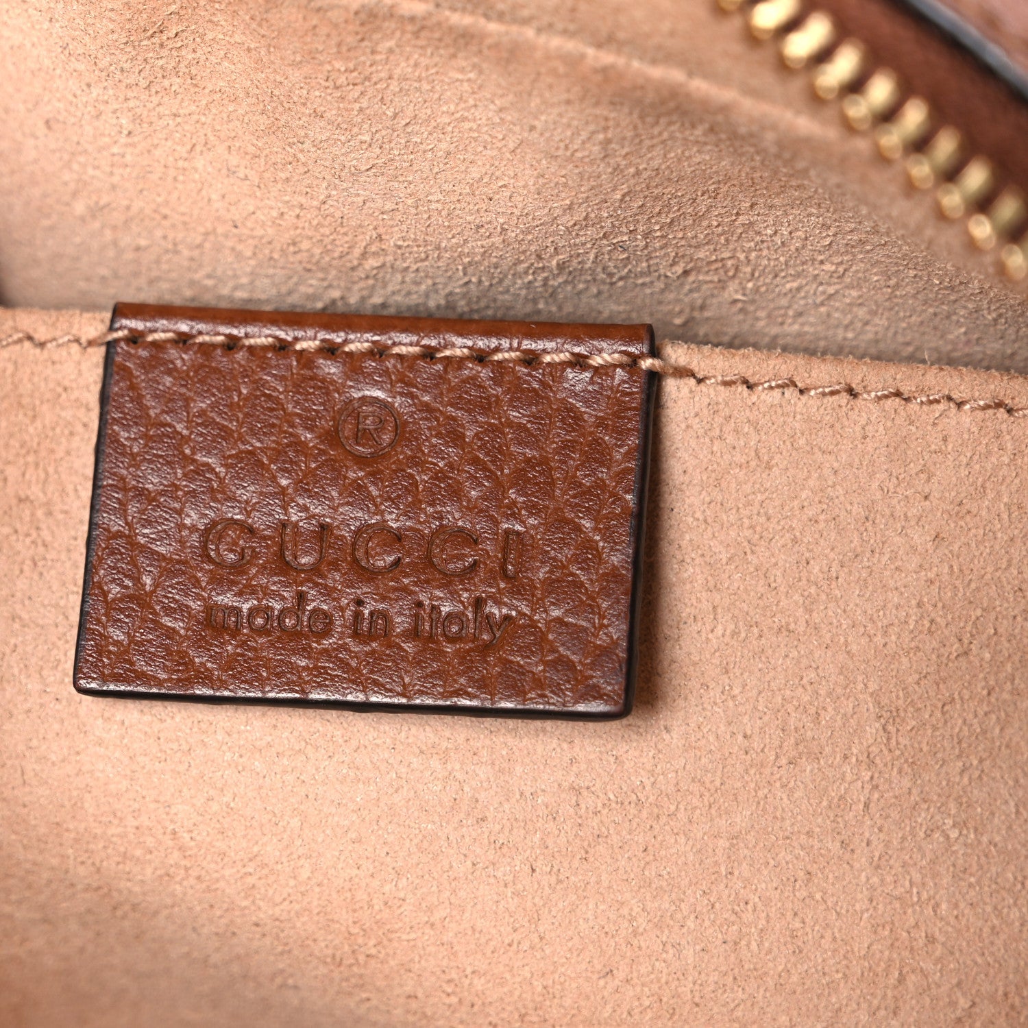 Gucci New Denim GG Monogram Dollar Calfskin Mini Ophidia Shoulder Bag Blue Tea Cuir Epilog