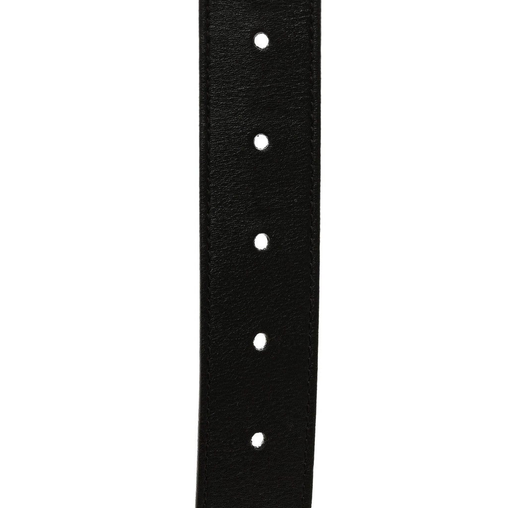 Gucci Moon Calfskin Double G 30mm Belt 85 34 Dark Cocoa