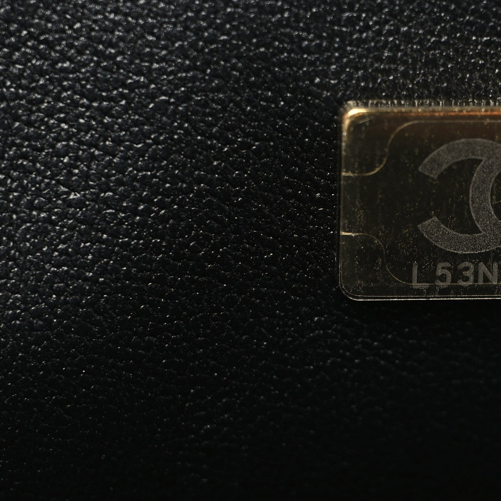 Chanel Lambskin Quilted Mini Rectangular Flap Black