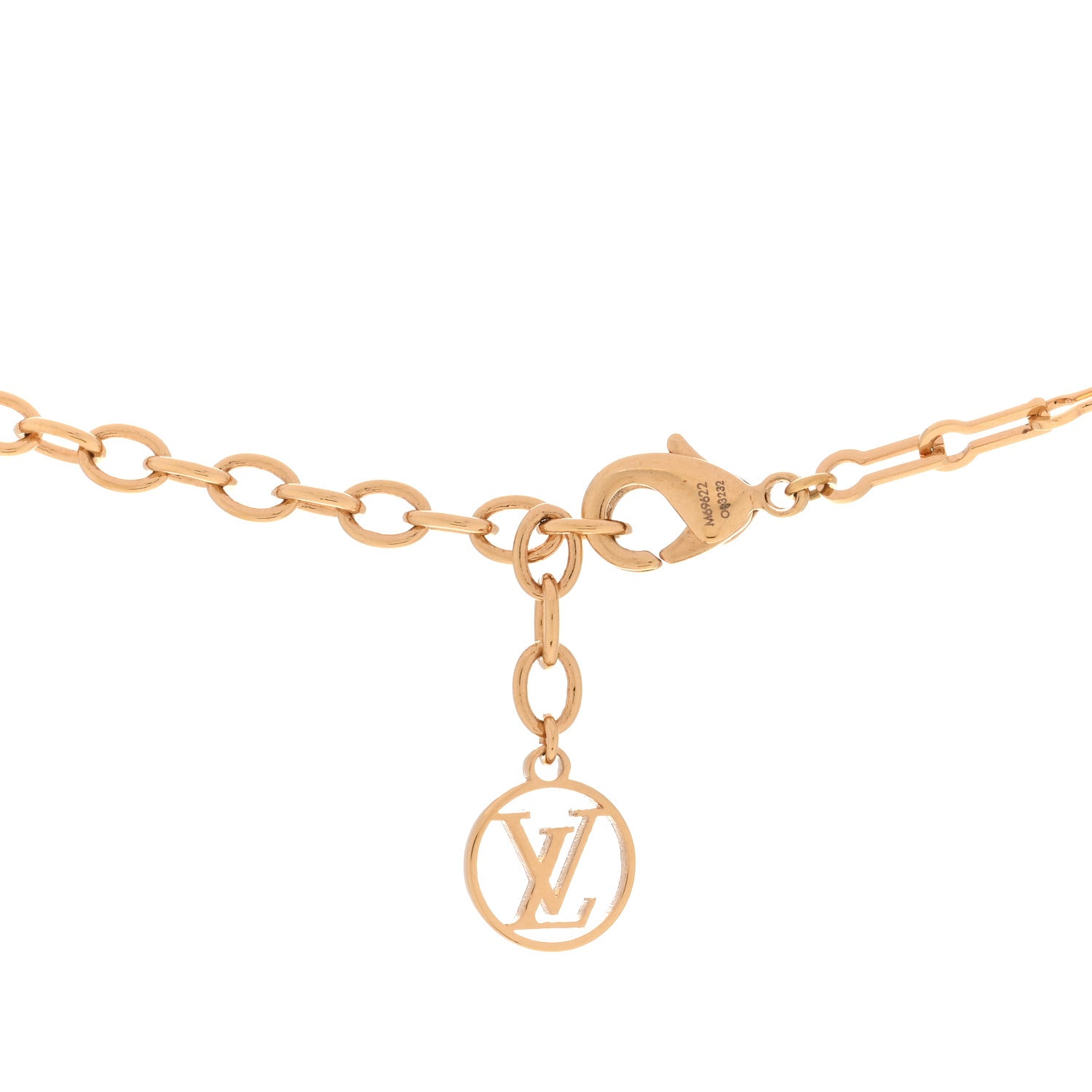 Louis Vuitton Metal Forever Young Short Necklace Gold