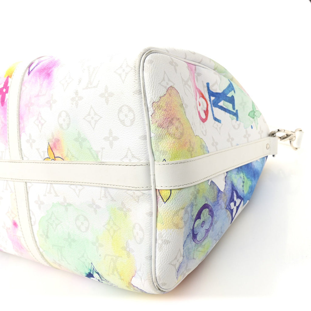 Louis Vuitton Monogram Watercolor Keepall Bandouliere 50 Multicolor