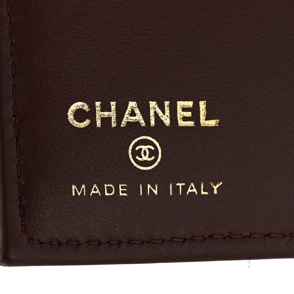 Caviar Quilted Passport Holder Black