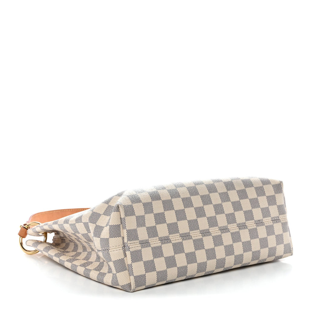 Louis Vuitton Damier Azur Graceful PM Rose Ballerine