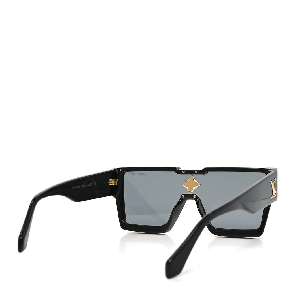 Louis Vuitton Acetate Swarovski Crystal Cyclone Sunglasses Z1578W Black