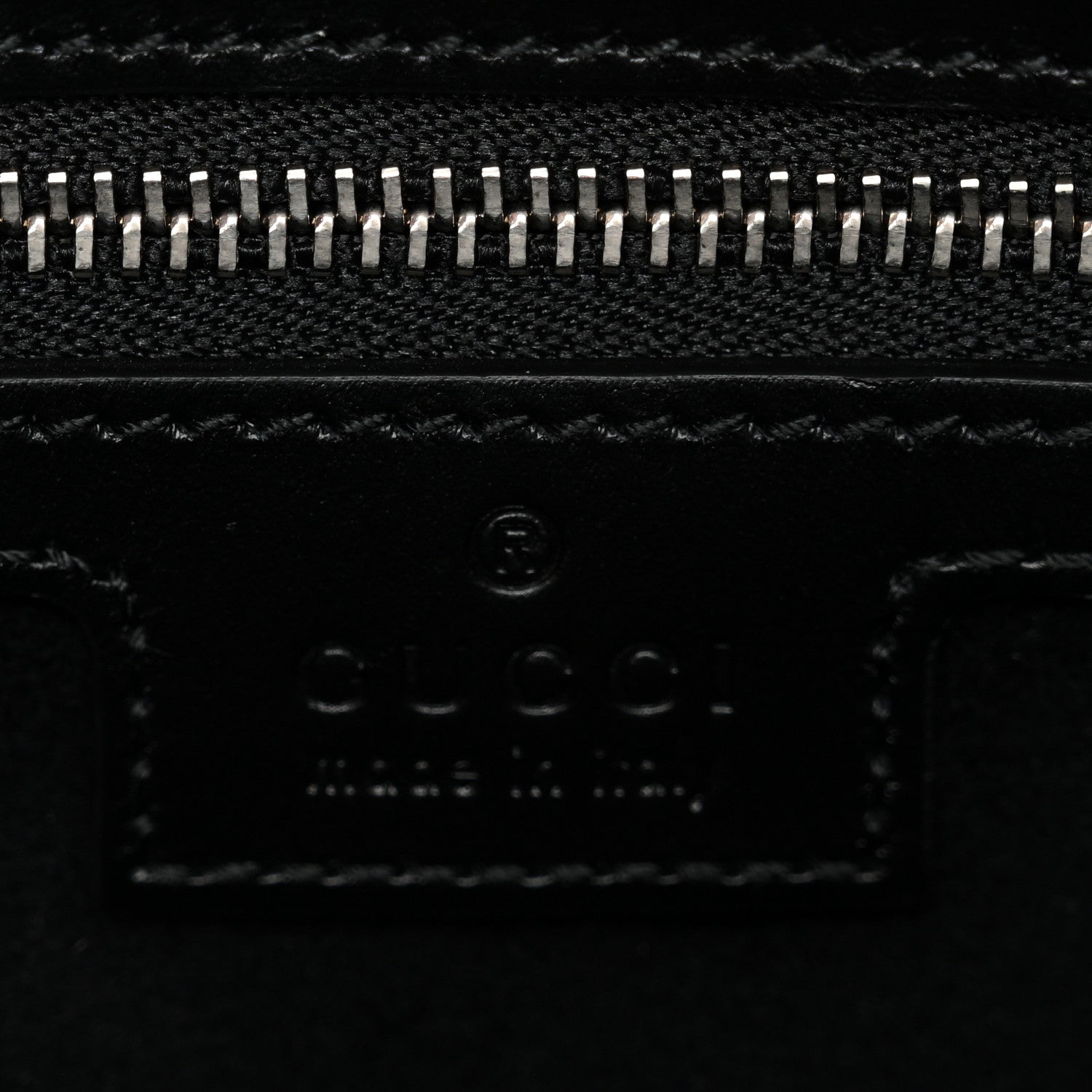 Gucci Calfskin Petite GG Small Tote Bag Black