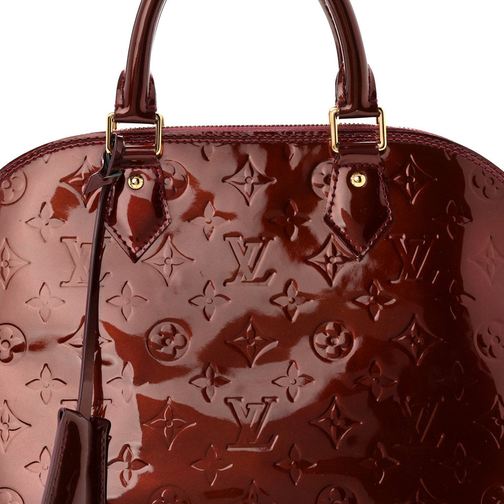 Louis Vuitton Vernis Alma PM Rouge Fauviste