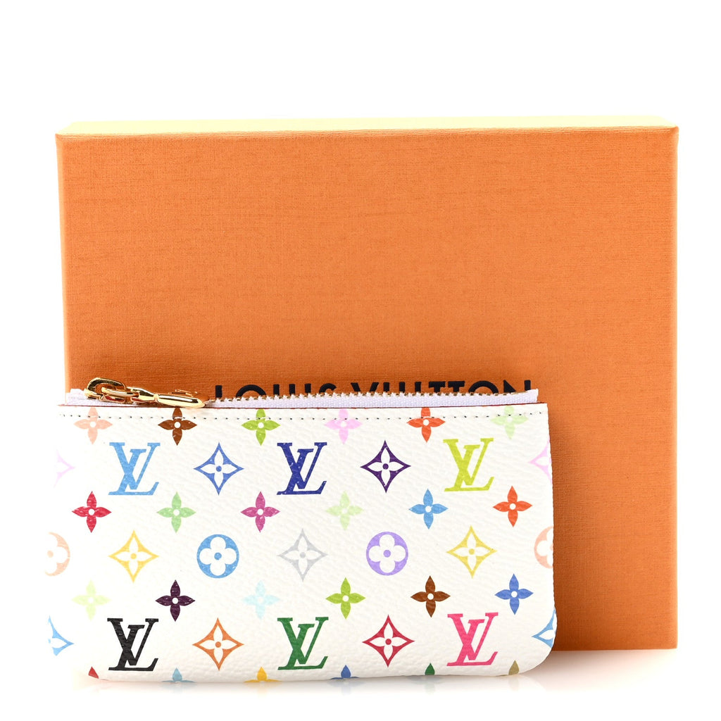 Louis Vuitton LV X TM Monogram Multicolor Key Pouch White