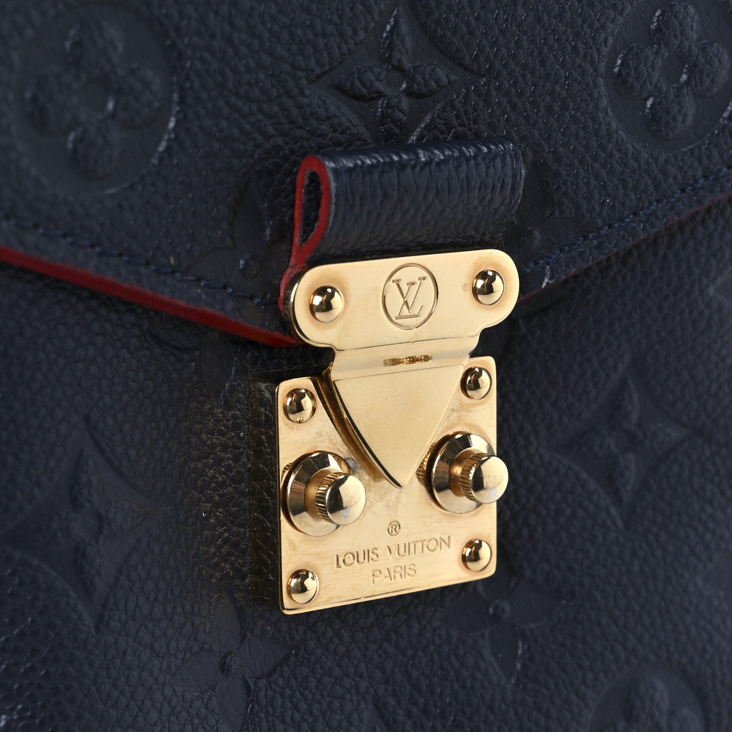 Louis Vuitton Empreinte Pochette Metis Marine Rouge