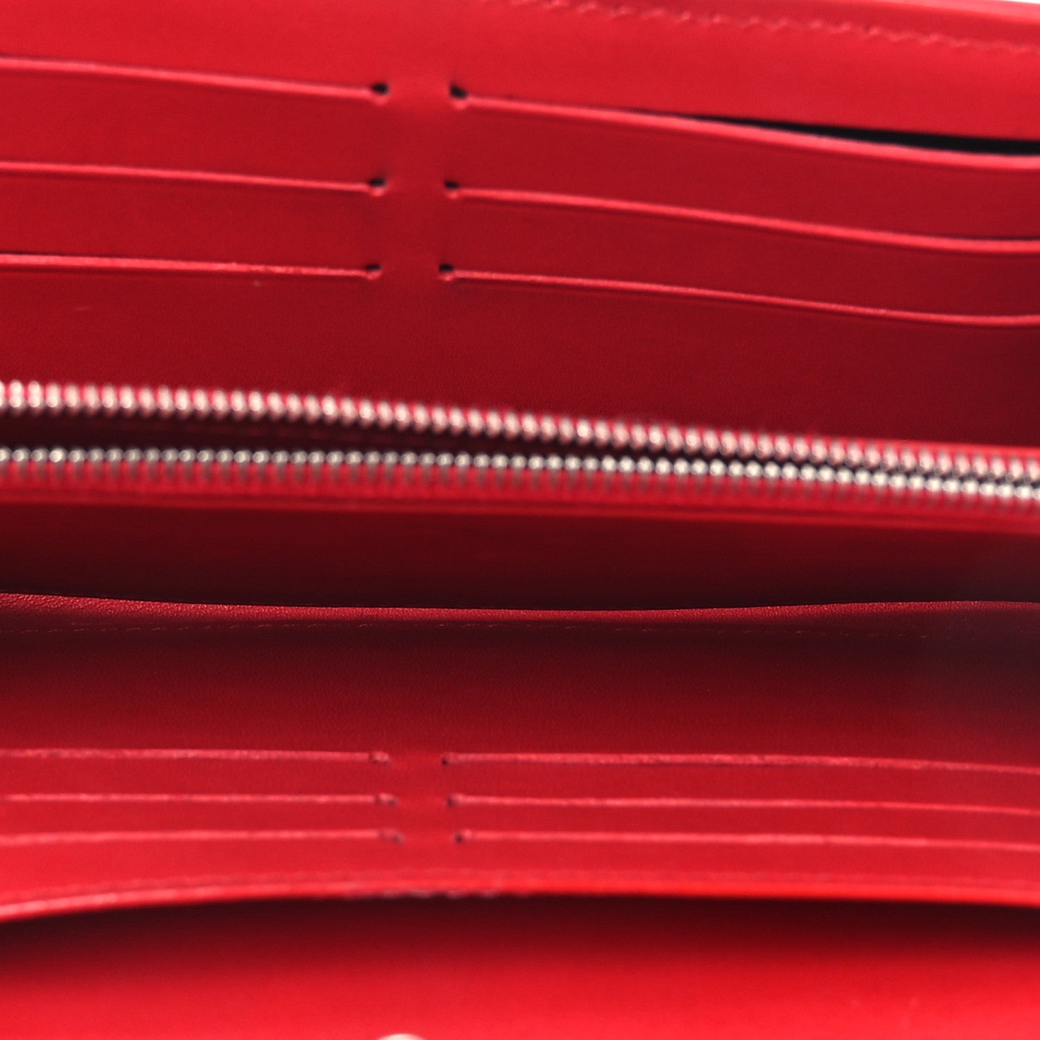 Louis Vuitton Calfskin New Wave Long Wallet Rouge