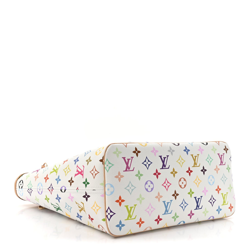 Louis Vuitton LV X TM Monogram Multicolor Neverfull MM White