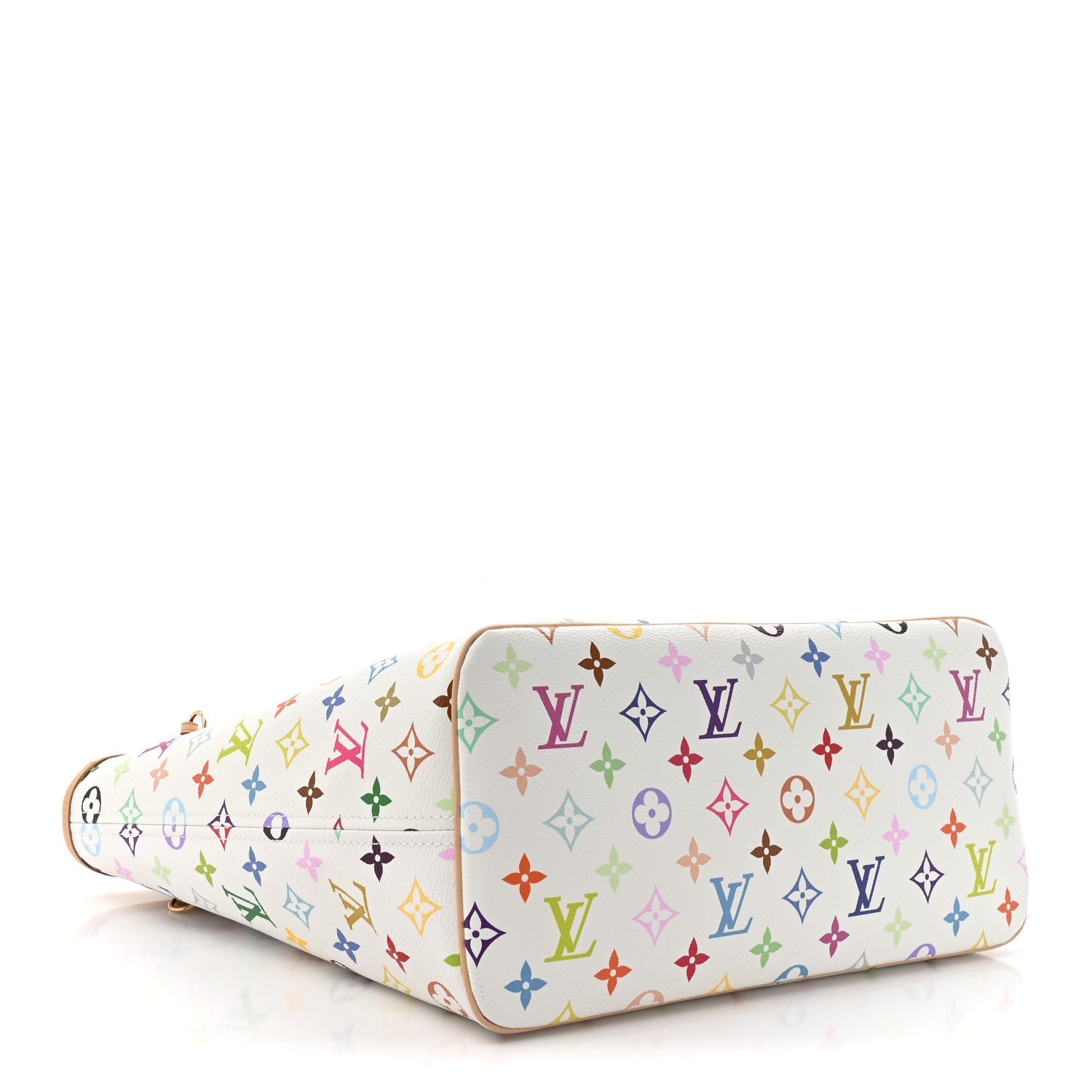 Louis Vuitton LV X TM Monogram Multicolor Neverfull MM White