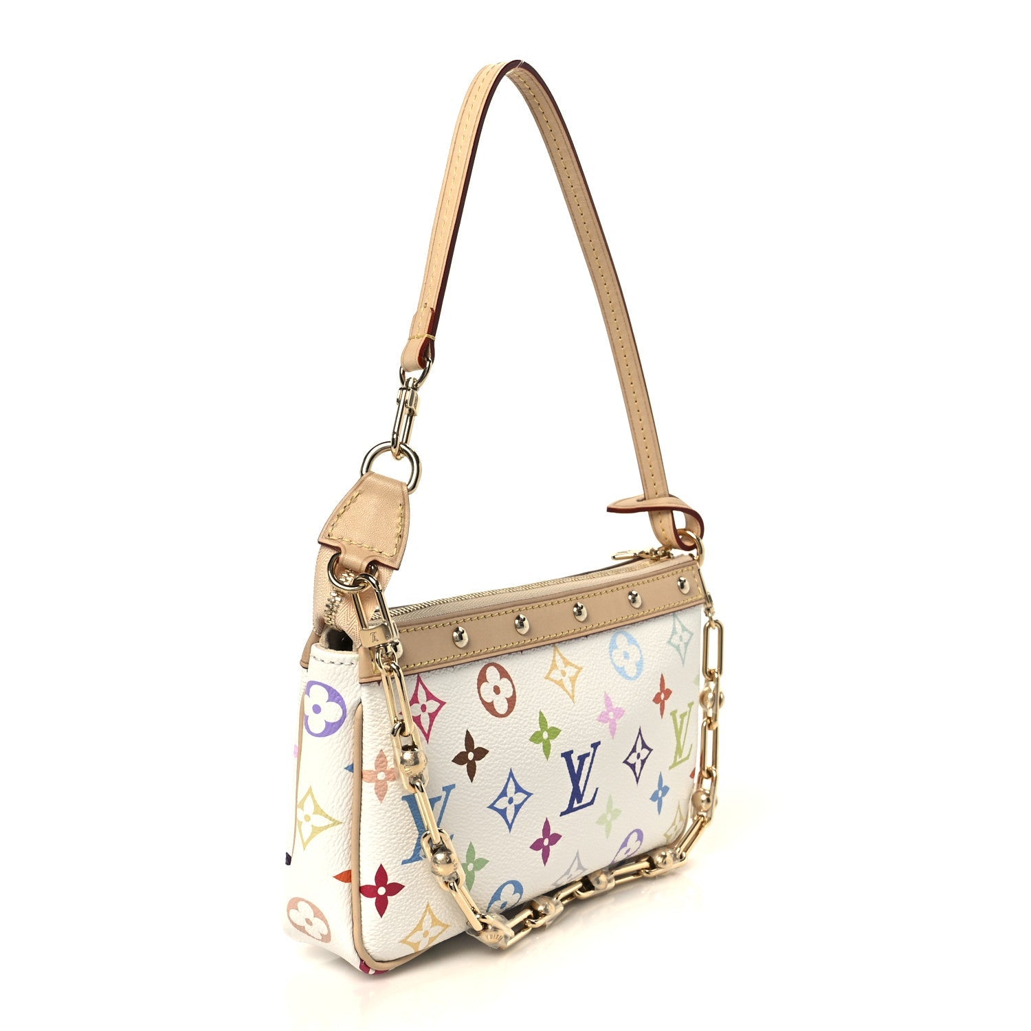 Louis Vuitton LV X TM Monogram Multicolor Pochette Accessories White
