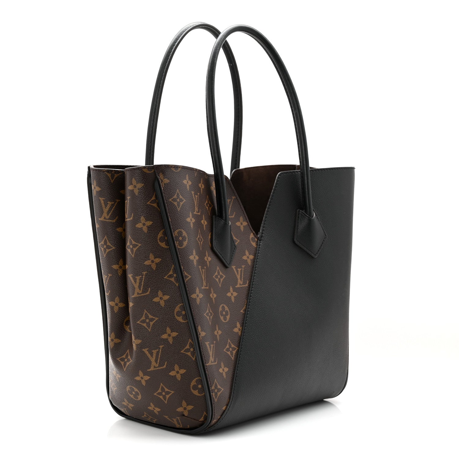 Louis Vuitton Calfskin Monogram Kimono Tote  Black