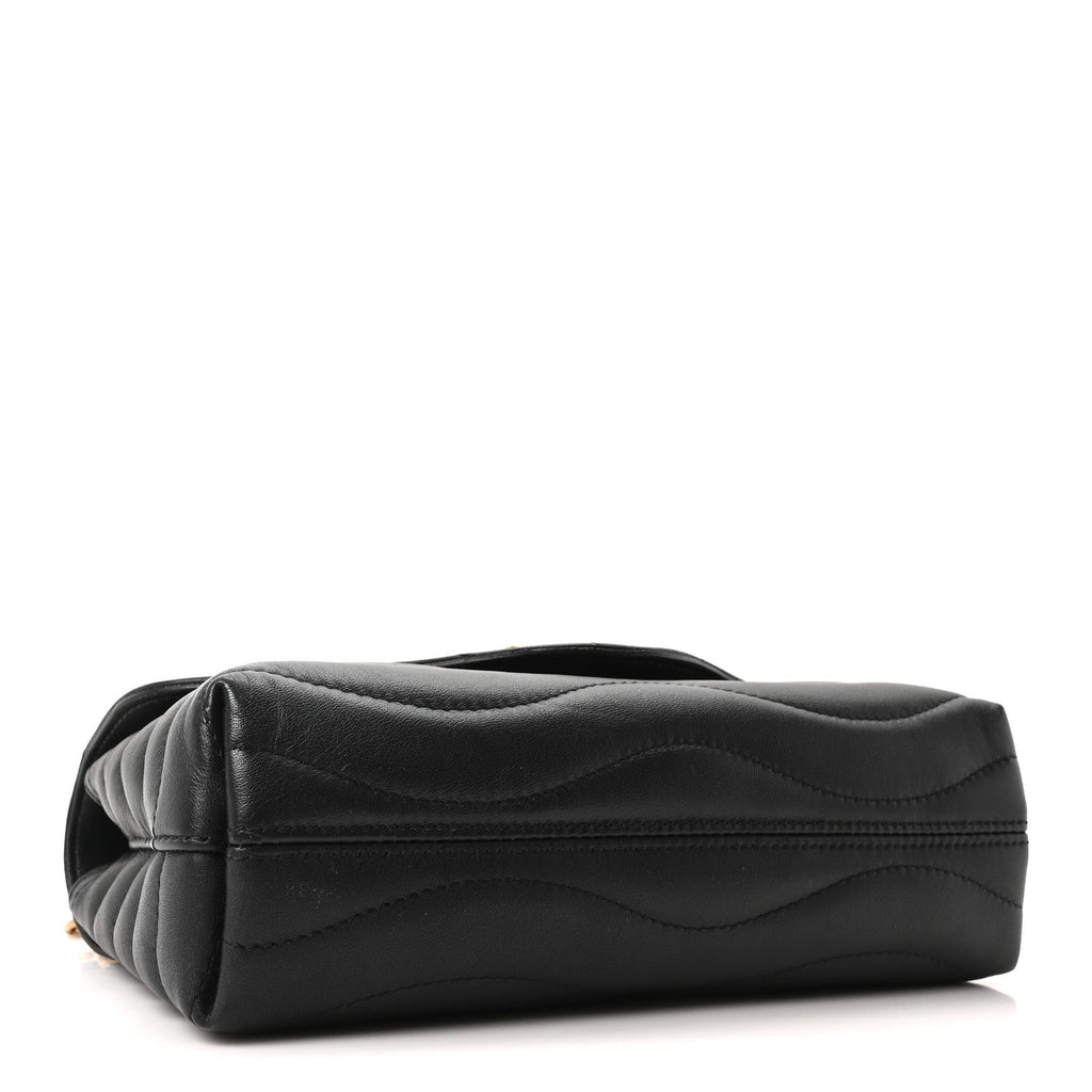 Louis Vuitton Calfskin LV New Wave Chain Bag Black