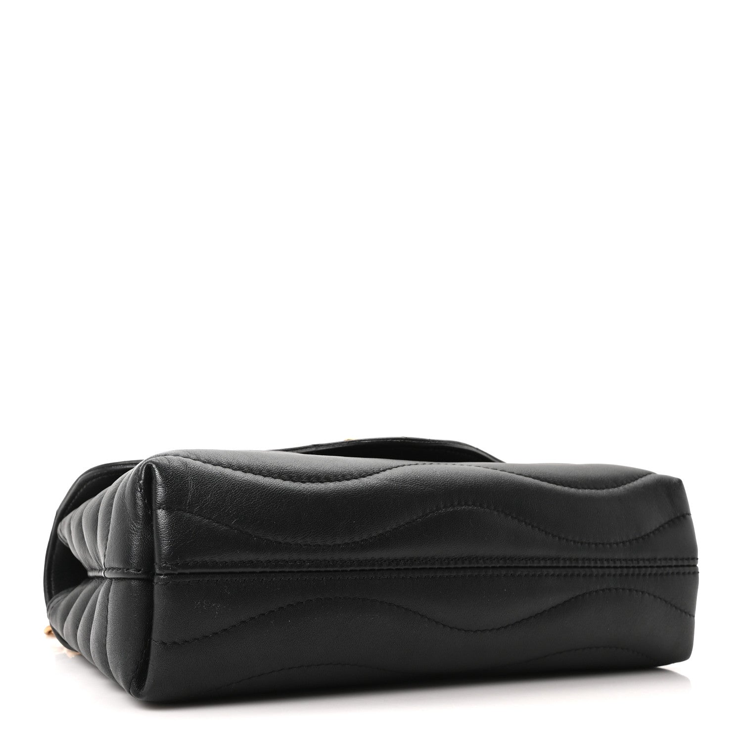 Louis Vuitton Calfskin LV New Wave Chain Bag Black