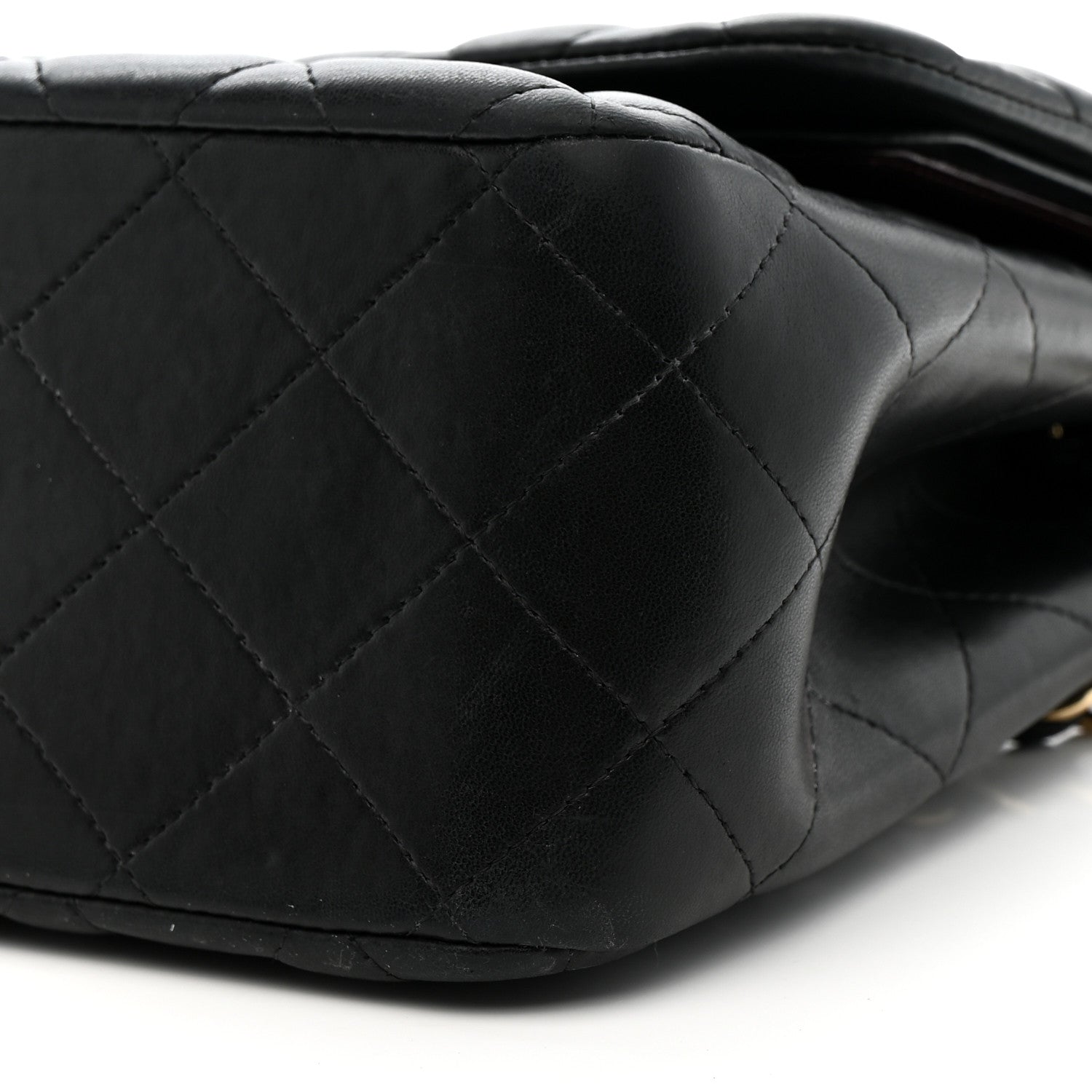 Chanel Lambskin Quilted Jumbo Double Flap Black
