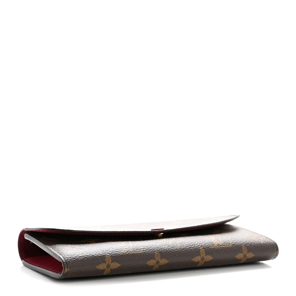 Louis Vuitton Monogram Emilie Wallet Fuchsia