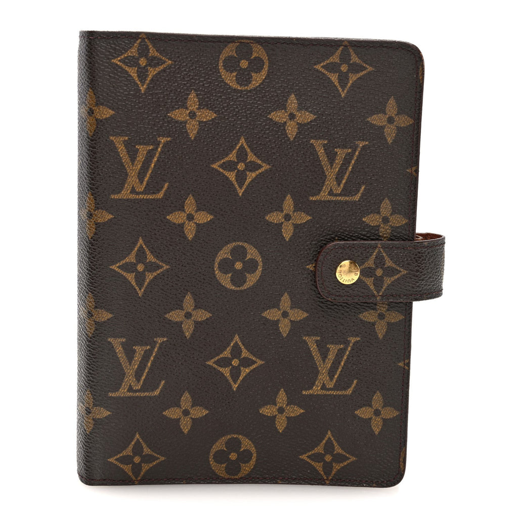 Louis Vuitton Monogram Medium Ring Agenda Cover
