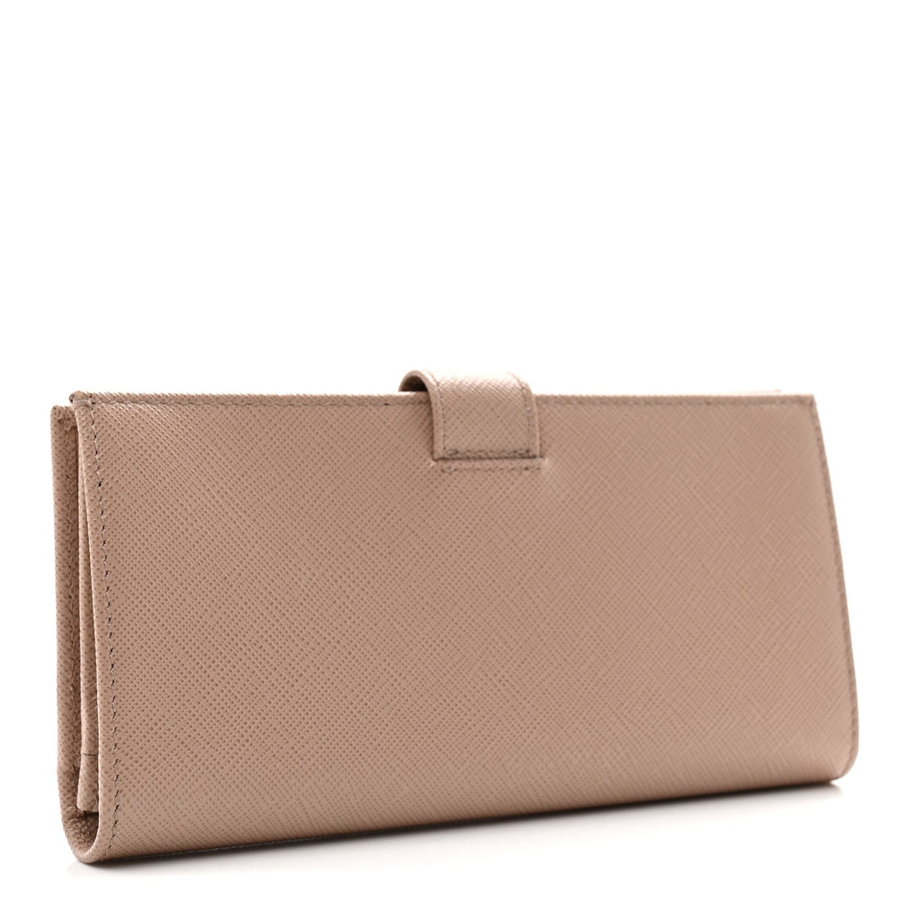 Prada Saffiano Metal Large Wallet Cipria