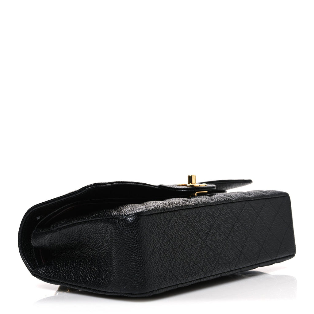 Chanel Caviar Quilted Medium Double Flap Black