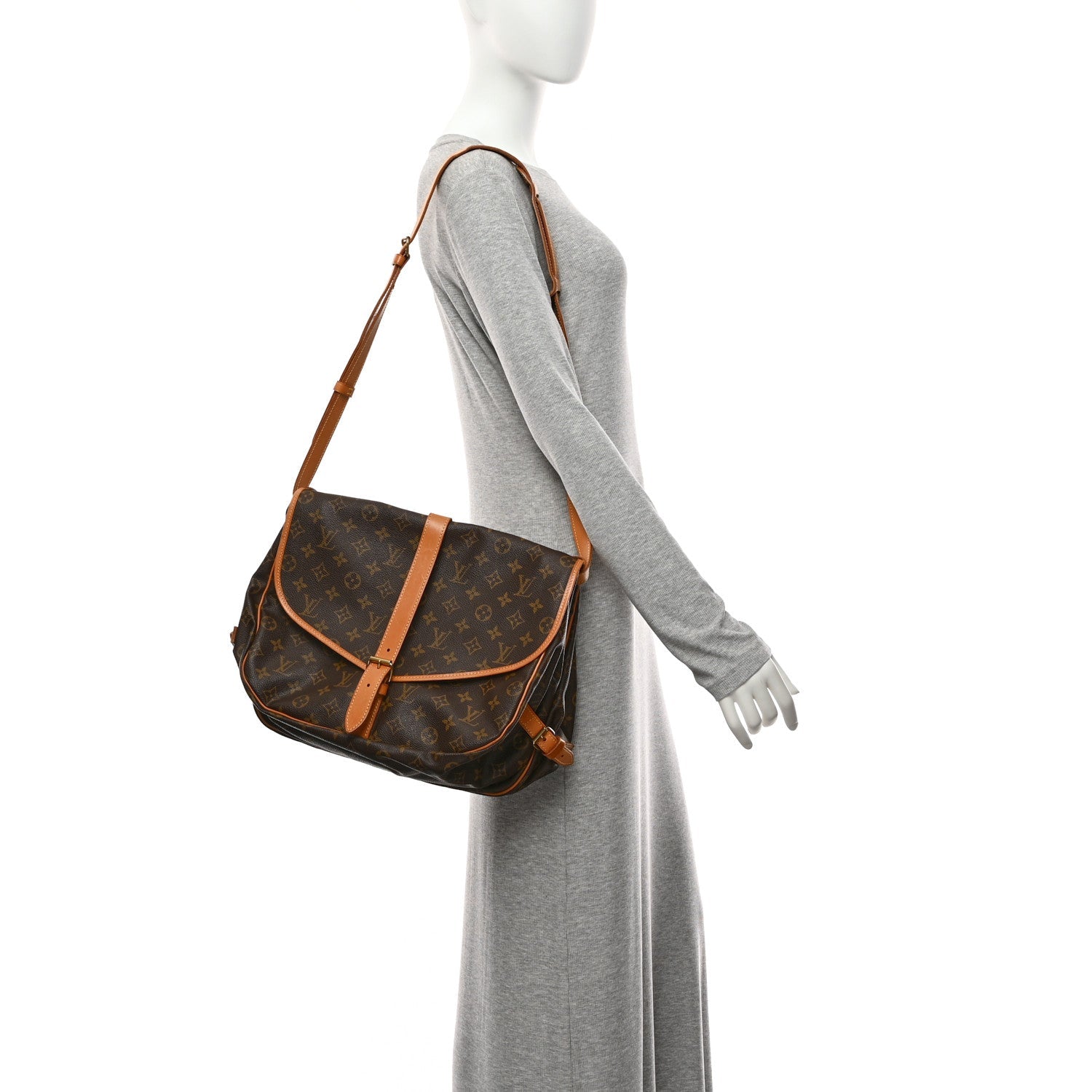 Louis Vuitton Monogram Saumur 35