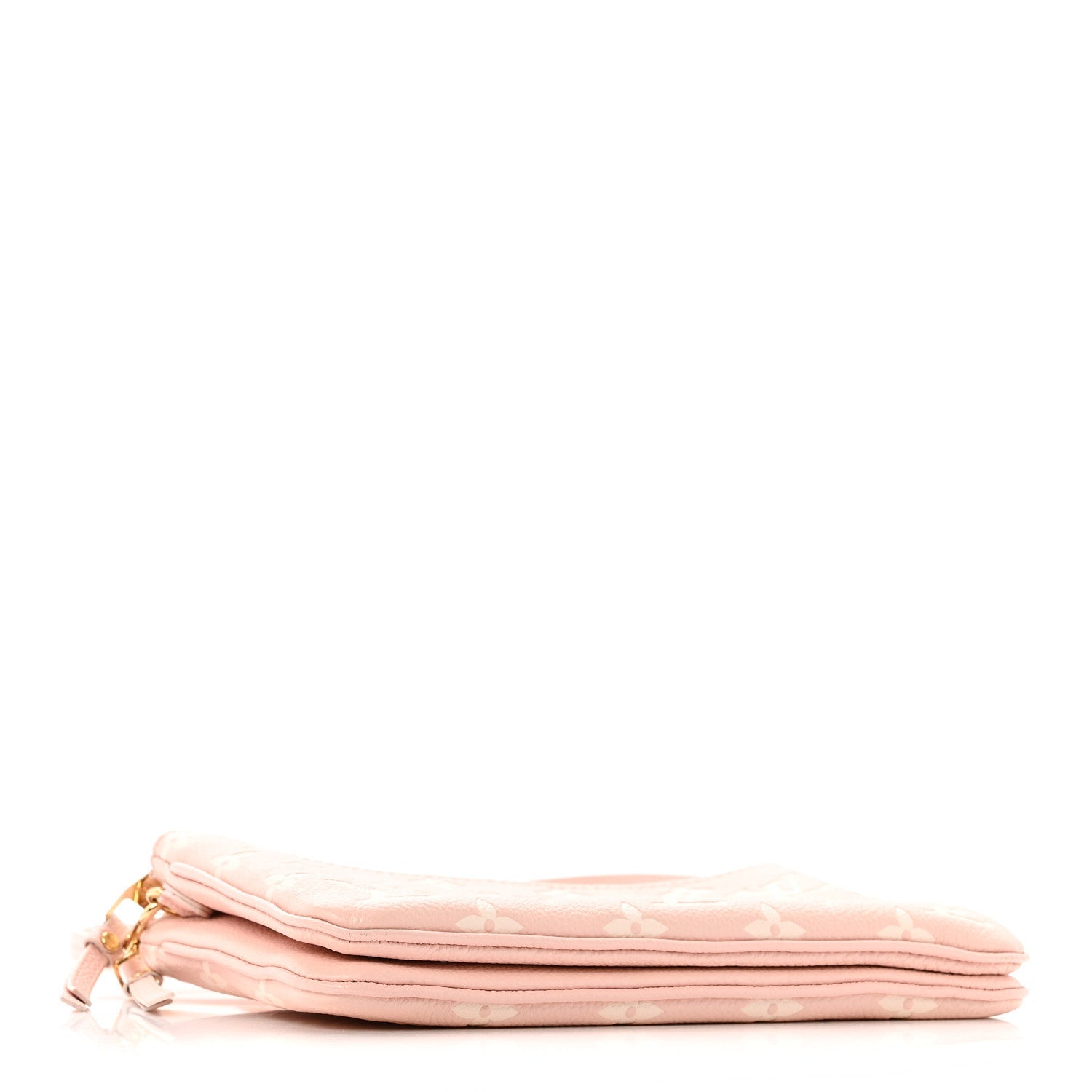 Louis Vuitton Empreinte Monogram Double Zip Pochette Rose