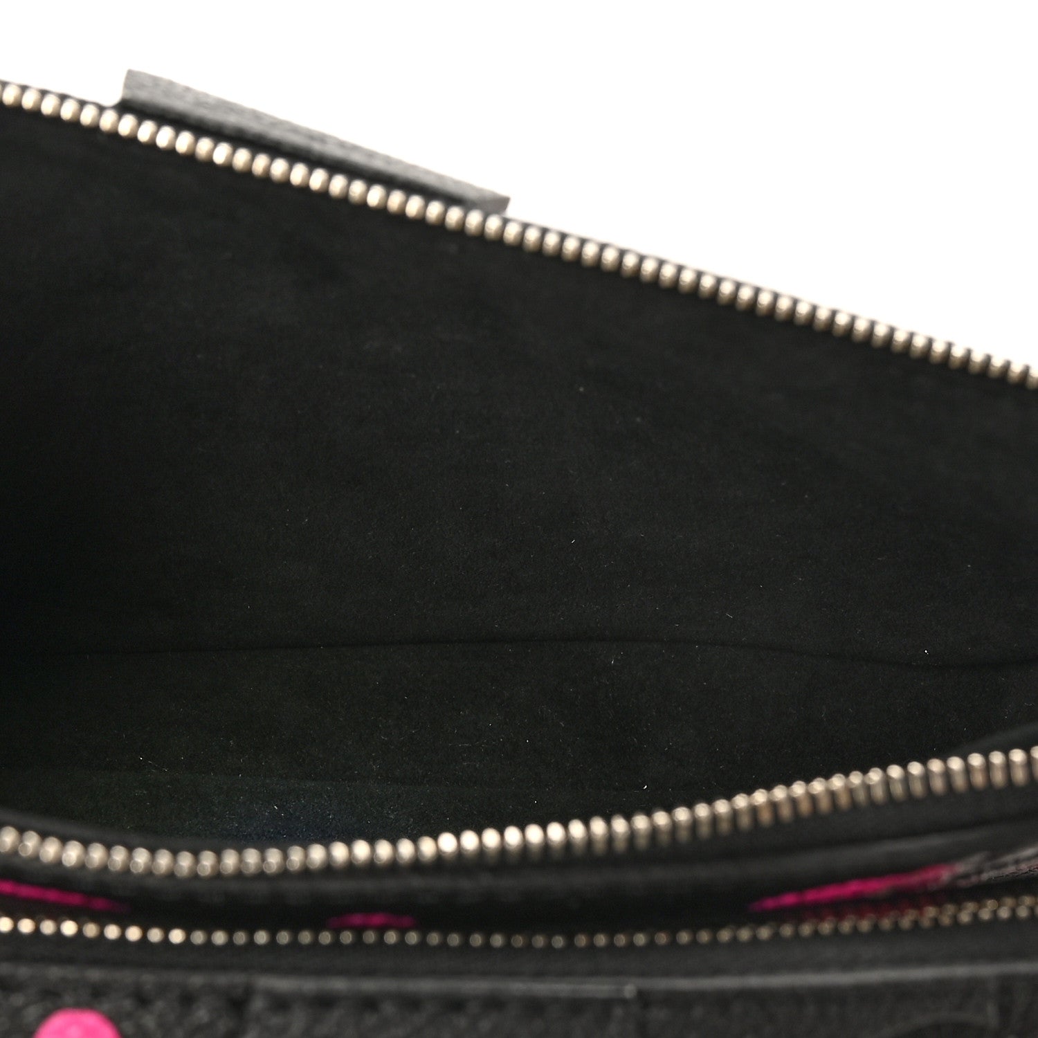 Louis Vuitton LV X YK Empreinte Multi Pochette Accessories Black Fuchsia