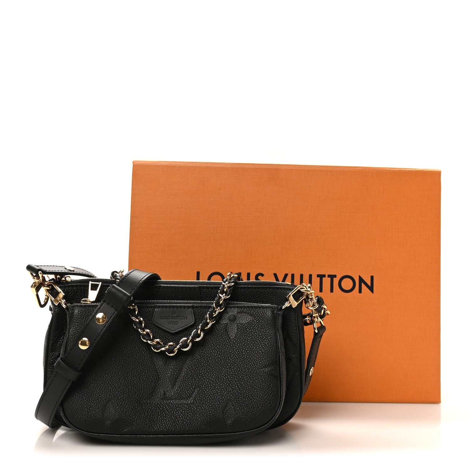 Louis Vuitton Empreinte Monogram Giant Multi Pochette Accessories Black