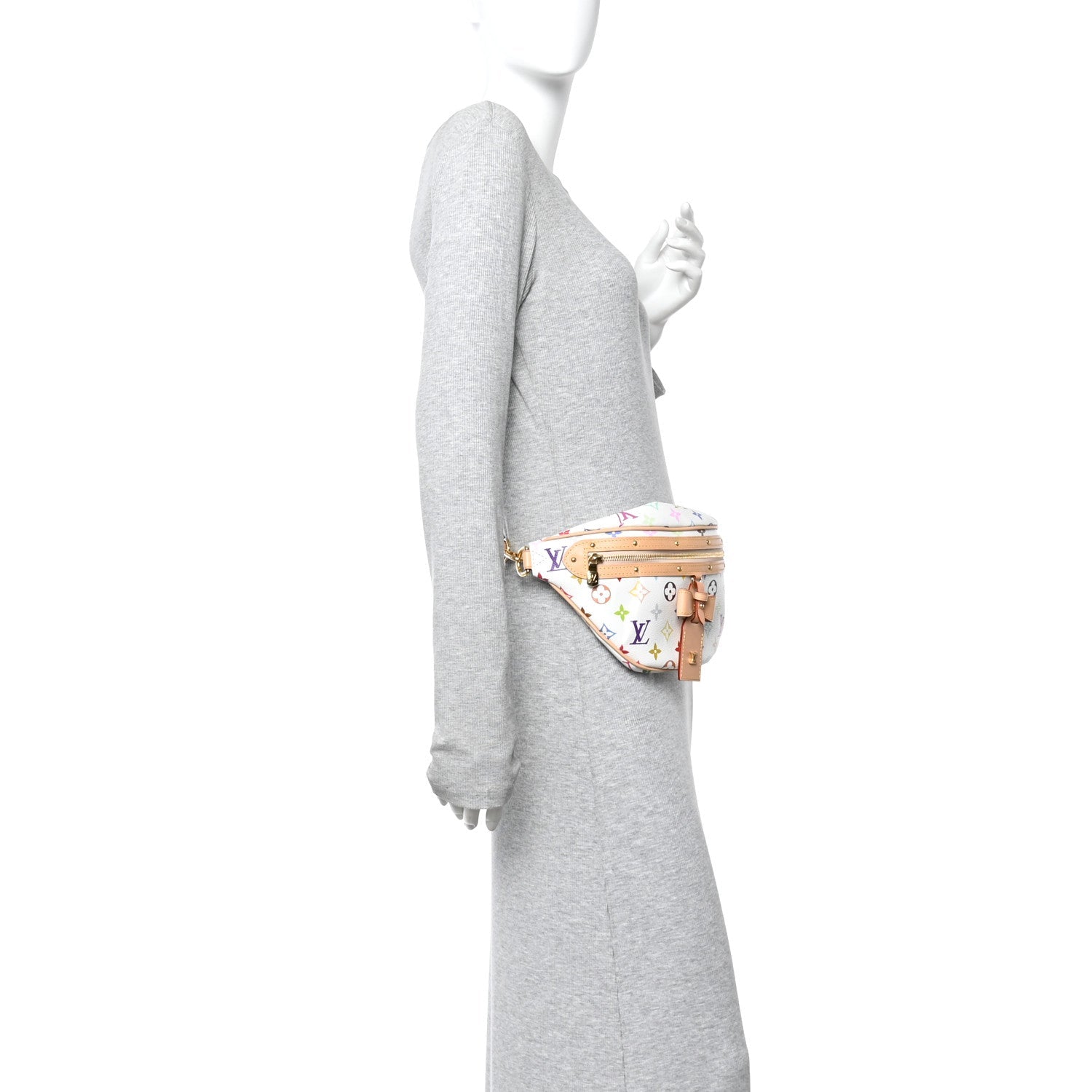 Louis Vuitton LV X TM Monogram Multicolor High Rise Bumbag White