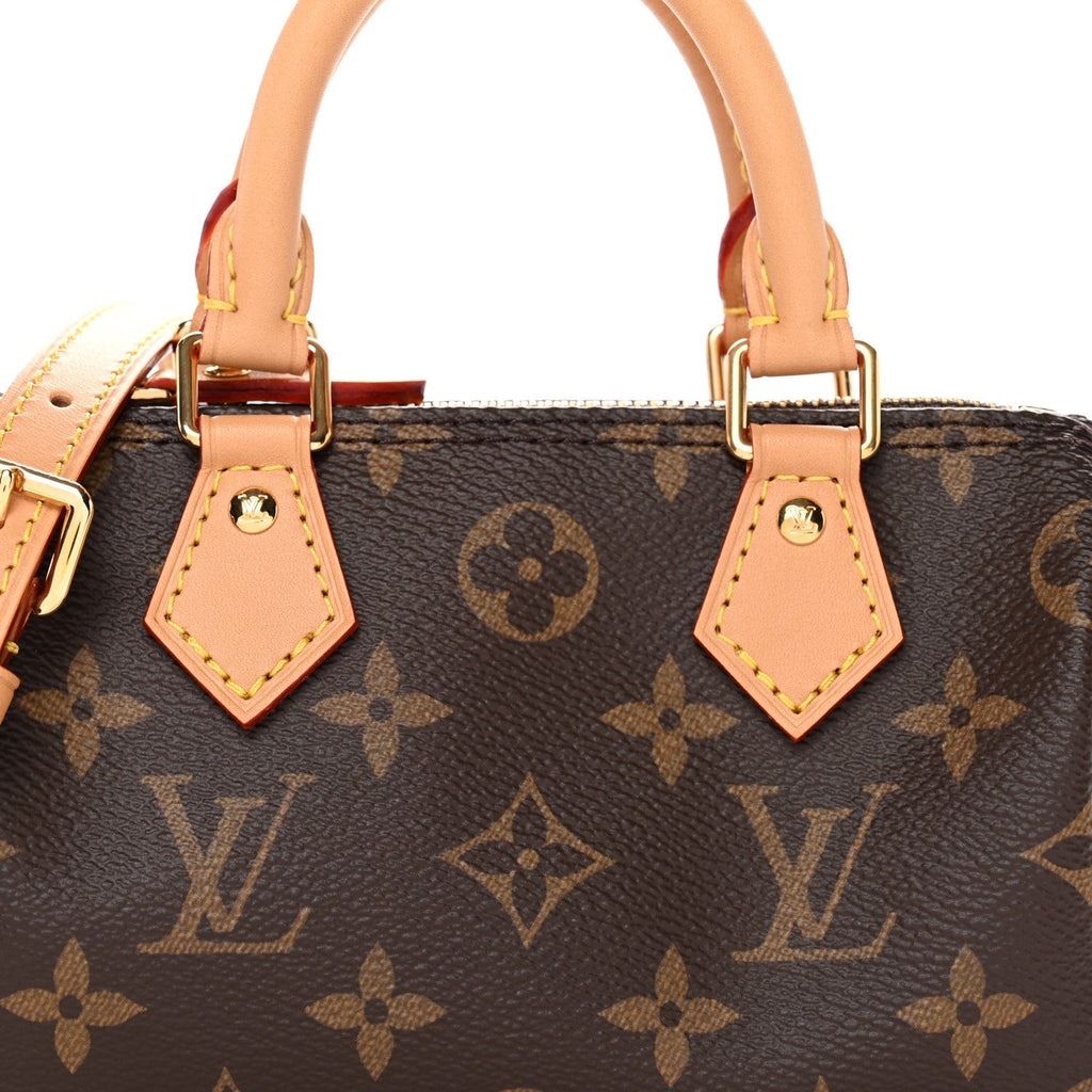 Louis Vuitton Monogram Nano Speedy Bandouliere