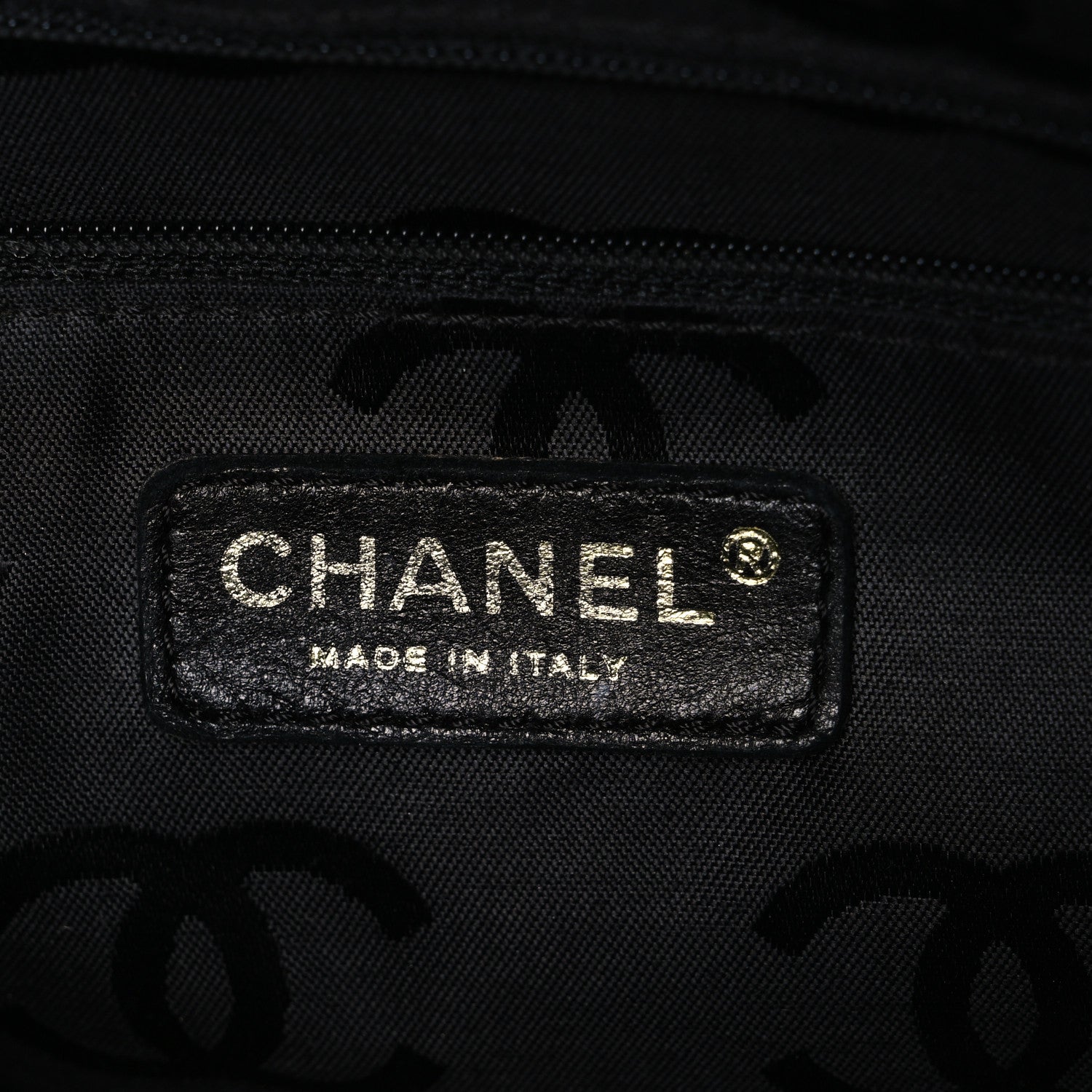 Chanel Calfskin Wild Stitch Top Handle Bag Black
