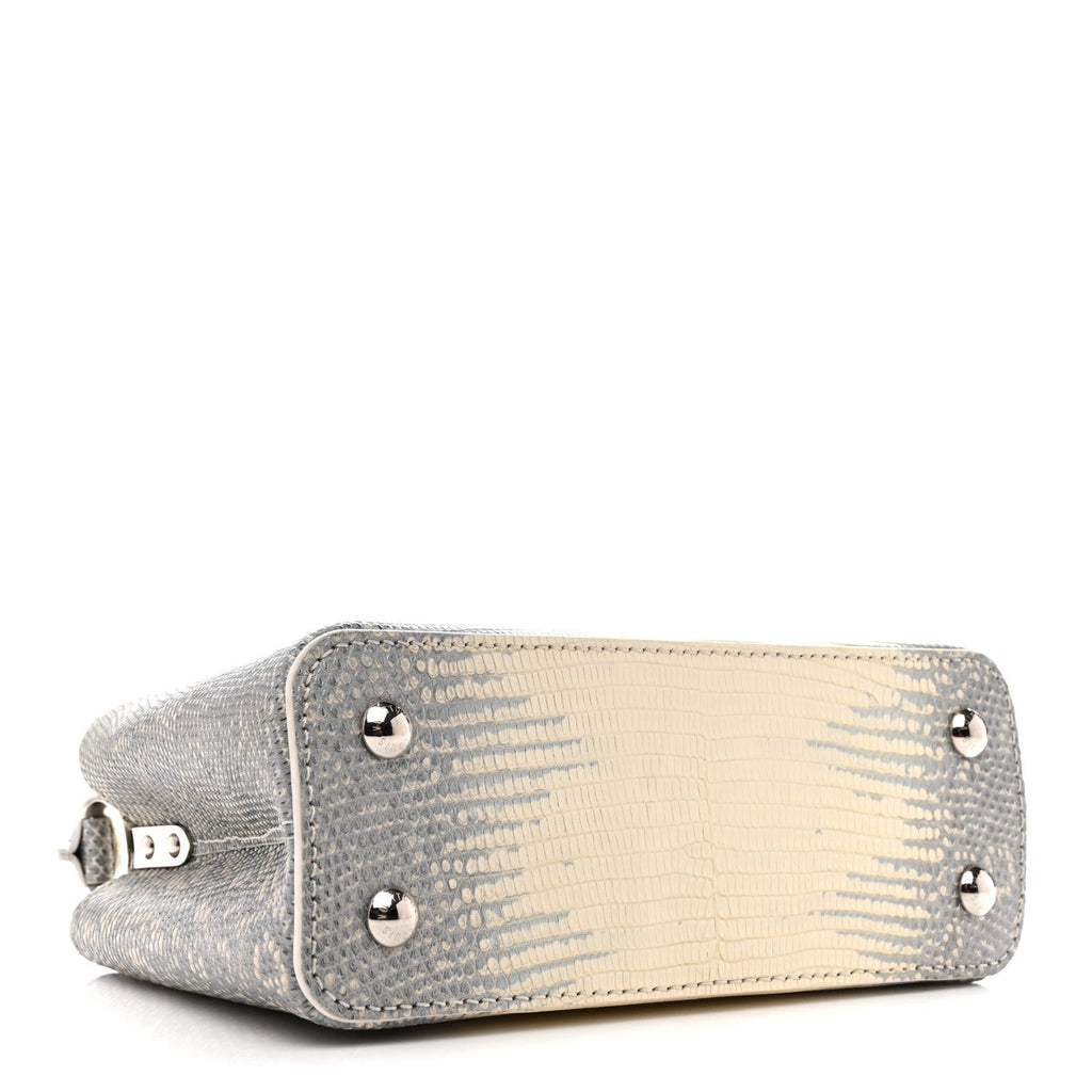 Louis Vuitton Lizard Capucines Mini White