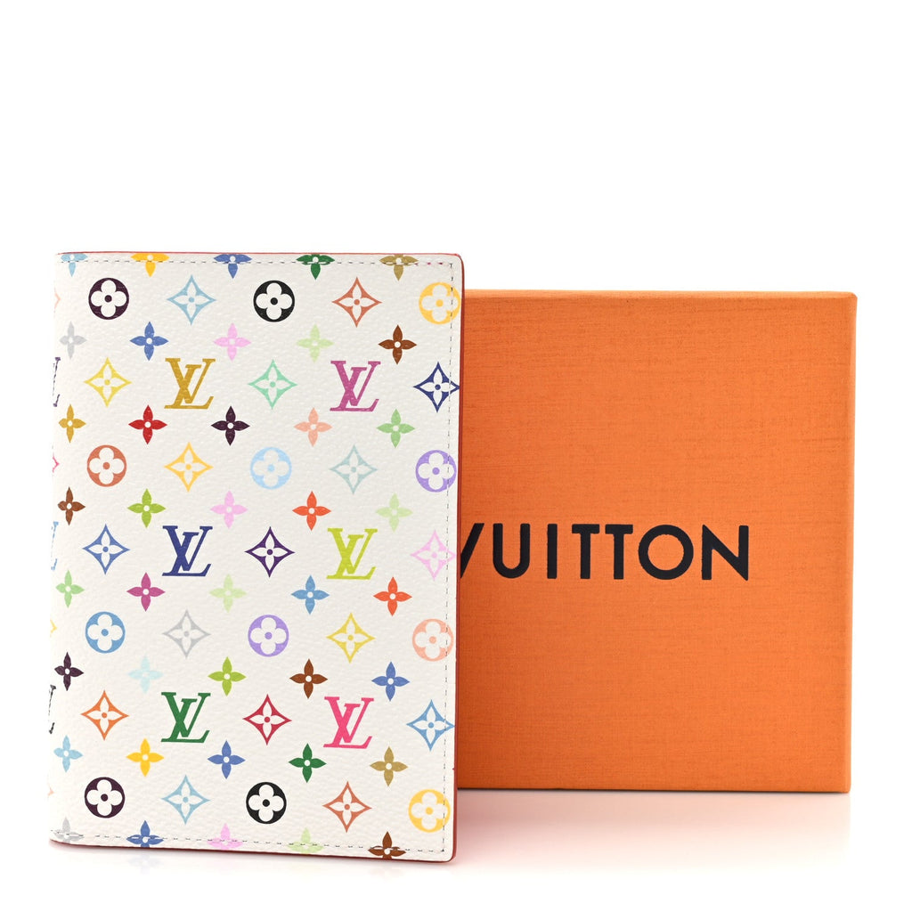 Louis Vuitton LV X TM Monogram Multicolor Passport Cover White