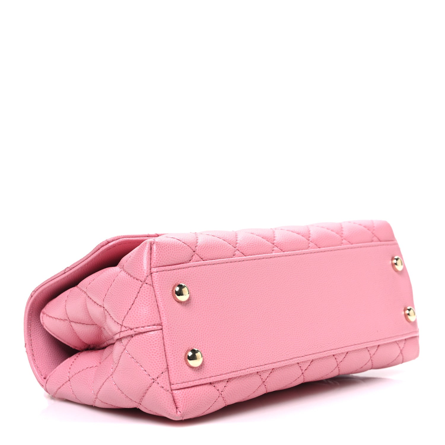Chanel Caviar Quilted Mini Coco Chain Handle Flap Pink